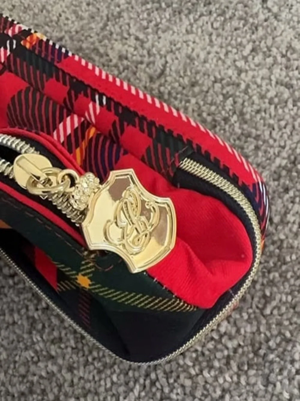 2 layers Estee Lauder zipper cosmetic bag